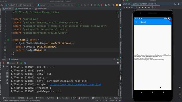 Flutter Firebase Dynamic Links : Background, Foreground, Terminated State смотреть онлайн