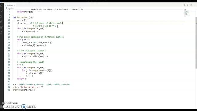 CIS210, Data Structures, Bucket Sort смотреть онлайн