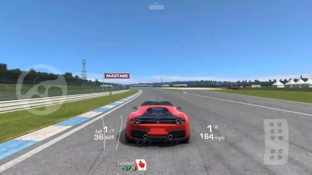 First time trying Ferrari J50 in real racing смотреть онлайн
