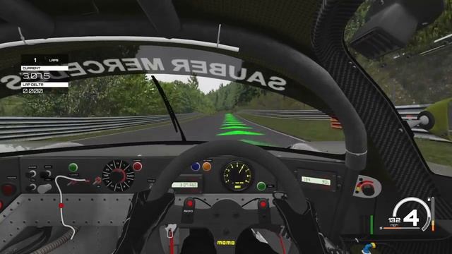 Mastering Nordschliefe trail #4 7:28 | Mercedes Benz C9 1989 LM | Assetto Corsa (PS4) смотреть онлайн