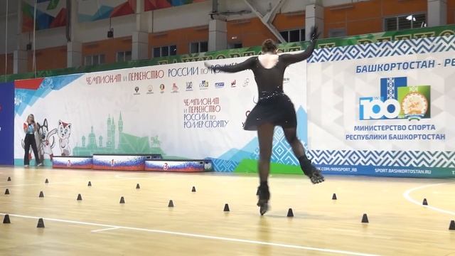 6 место. Дьяченко Александра. ПР Юниорки. Фристайл Слалом Классика. 2023. смотреть онлайн