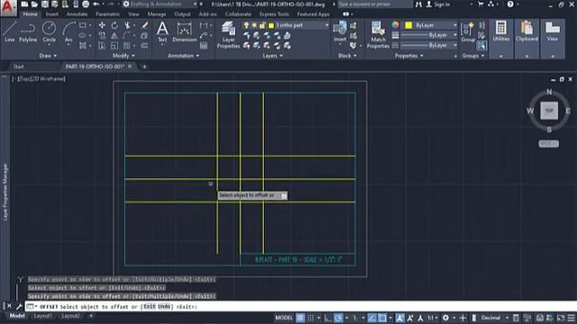 AutoCAD Orthographic Isometric Part 19 - Tutorial #1 смотреть онлайн