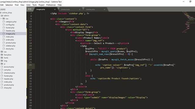Create Images Page || Create an Ecommerce Website using PHP MYSQL and AJAX смотреть онлайн