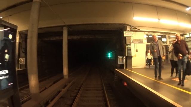 Cabview Line 2 west-east full ride / Oslo metro / Oslo T bane смотреть онлайн