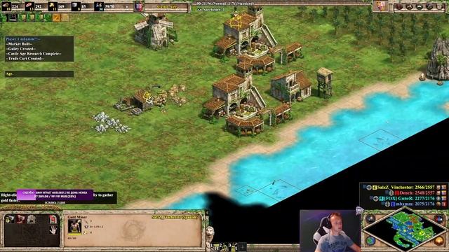 САМЫЕ СИЛЬНЫЕ В ИГРЕ ГАЛЕОНЫ | Винч с Денчом играют в Age of Empires 2 смотреть онлайн