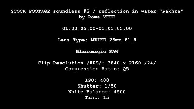 Бесплатные футажи RAW - отражения в воде Пахры / FREE RAW FOOTAGE - reflection in water Pakhra смотреть онлайн