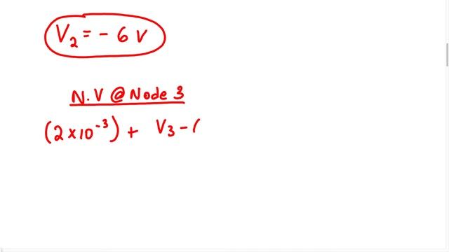 Node Voltage Method (Problem #12) смотреть онлайн