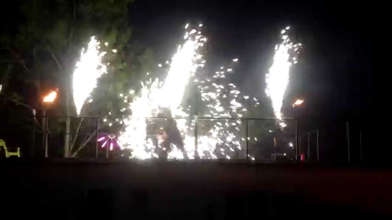 Фаер-шоу +с днем рождения (юбилей) Компания Яркие огни смотреть онлайн