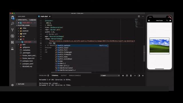 Flutter Tutorial - 14 |Image Widget | Importing images from a network |Flutter Tutorial For Beginne смотреть онлайн