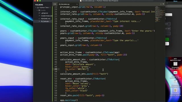 Simple Interest Calculator | Stunning GUI with Tkinter | Python Tkinter GUI смотреть онлайн