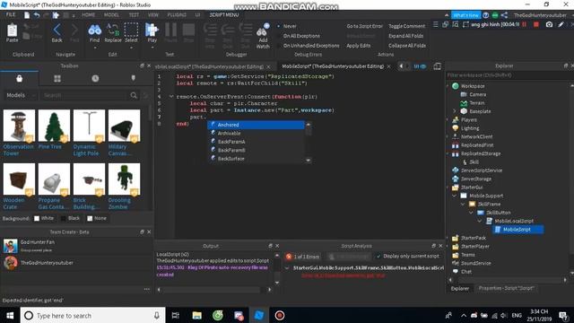 Roblox-how to make mobile support part 1 смотреть онлайн