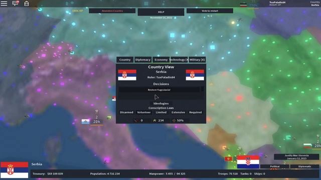 HEARTS OF IRON 4 IN ROBLOX смотреть онлайн