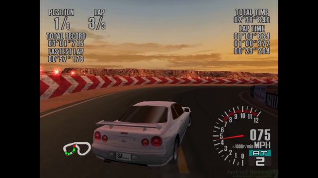 Reicast Dreamcast Emulator for Android - Sega GT ingame (Shield Android TV) смотреть онлайн