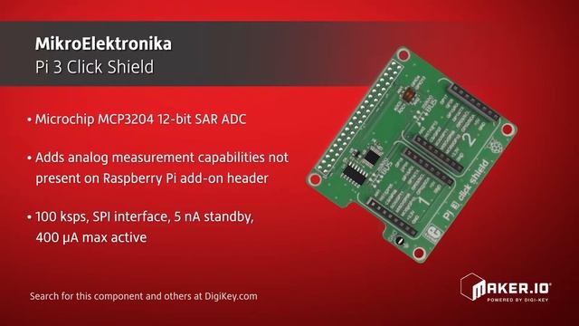 MikroElektronika MIKROE-2756 Pi 3 Click Shield | Maker Minute смотреть онлайн