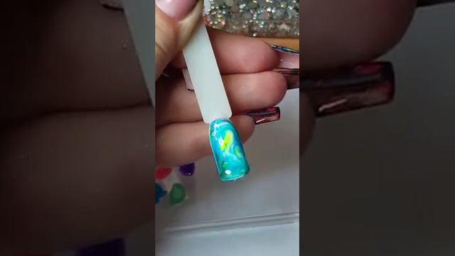 Дизайн ногтей. Акварель от данс легенд. Юлия Билей. ЧАСТЬ 2 смотреть онлайн