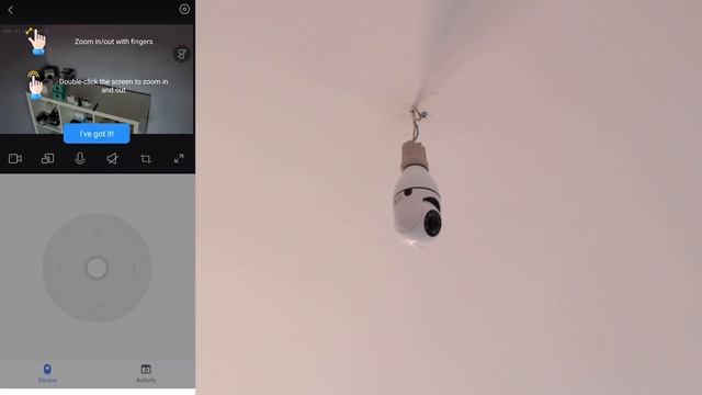 Light Bulb Camera PTZ E27 Waterproof YI IoT APP Setup Test Unboxing Review смотреть онлайн