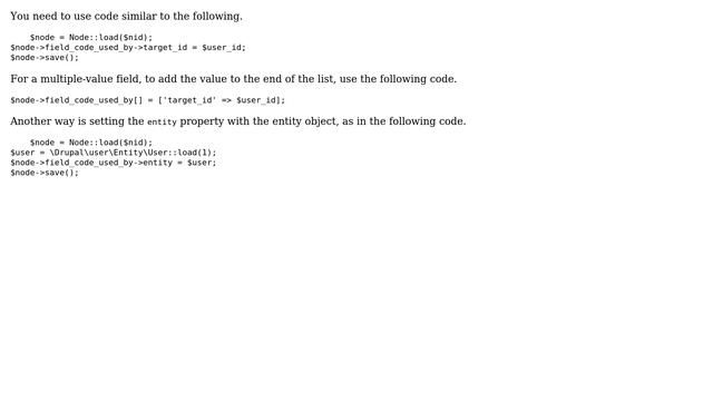 Drupal: Programmatically update an entity reference field (3 Solutions!!) смотреть онлайн