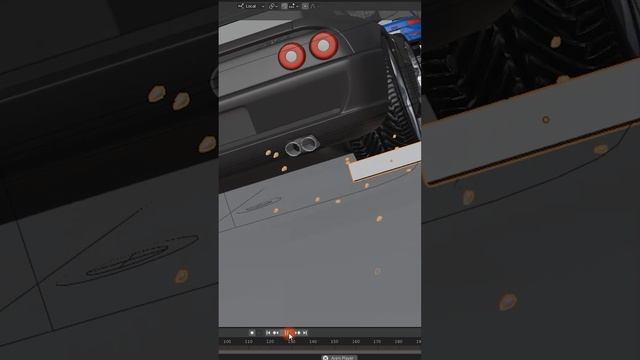 CAR in BLENDER 3d inst: @timsaysa смотреть онлайн