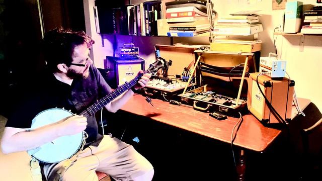 Banjo into phonemic into pedals, first try смотреть онлайн