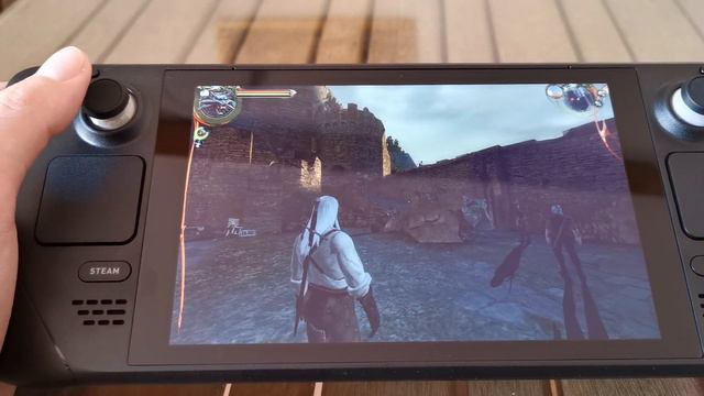 Steam Deck - The Witcher (2007) Gameplay