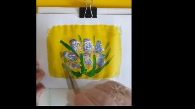 Рисуем цветы с помощью зубной щетки, легко и просто смотреть онлайн