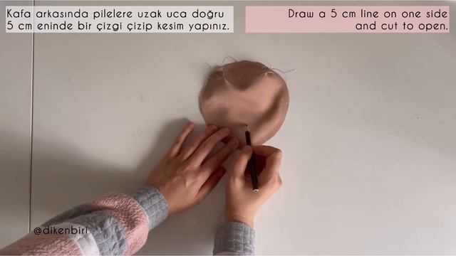 Bez Bebek Kafa Kalıbı ve Dikimi // Cloth Doll Head Sewing Pattern-Tutorial смотреть онлайн