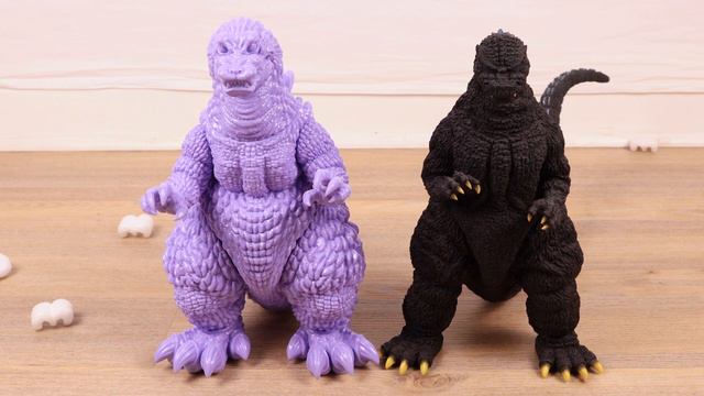 Spiral Studios, TYG Toy, Vinyl Monster Archive Godzilla 2001 LAVENDER EDITION - Unboxing, Showcase смотреть онлайн
