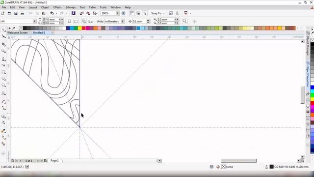 Cara Membuat Ornament Sederhana menggunakan Coreldraw (bagi pemula) смотреть онлайн