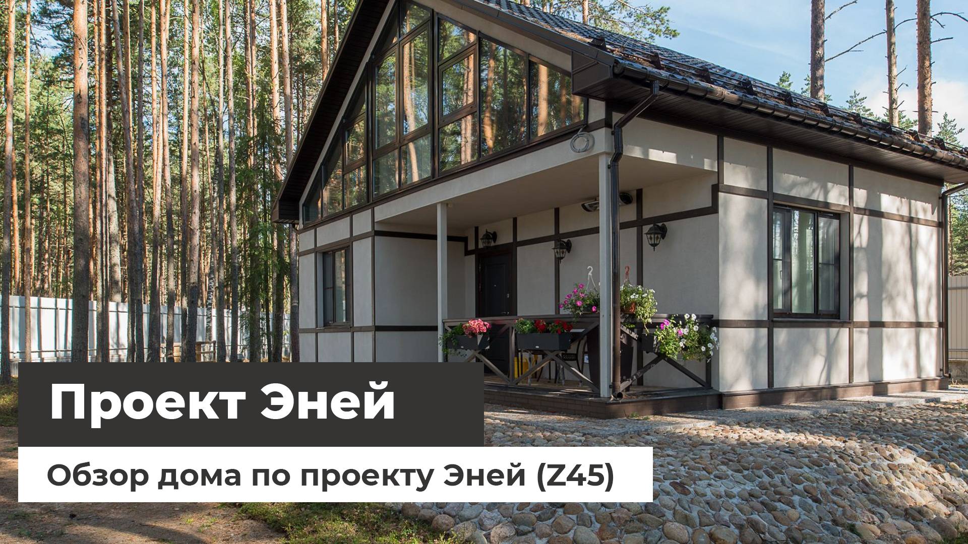 Обзор дома по проекту Эней (Z45) смотреть онлайн