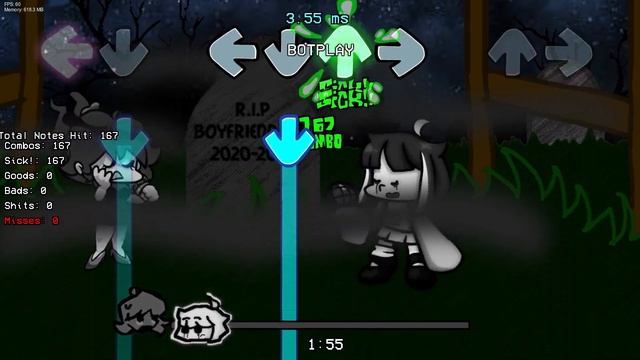 R.I.P Boyfriend 2020-2022 | FNF QT Bad Ending Part 1 смотреть онлайн