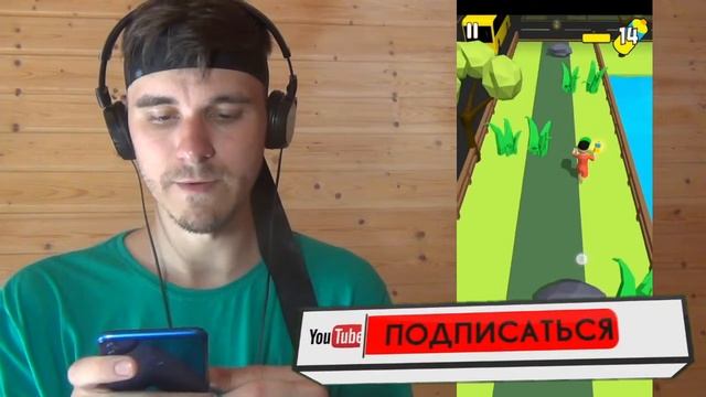 ОБЗОР РЕАКЦИЯ НА ПЕРВУЮ ИГРУ ИВАНГАЯ | One Guy Run смотреть онлайн