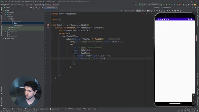 Como hacer Texto Sombreado en Jetpack Compose - Drop Shadow смотреть онлайн