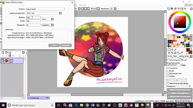 ?TUTORIAL COMO MEJORAR ?la calidad de tu lienzo en paint tool SAI? смотреть онлайн