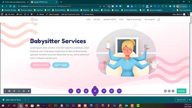 Como crear un mensaje emergente sin plugin con código en WordPress + DIVI [POPUP] смотреть онлайн