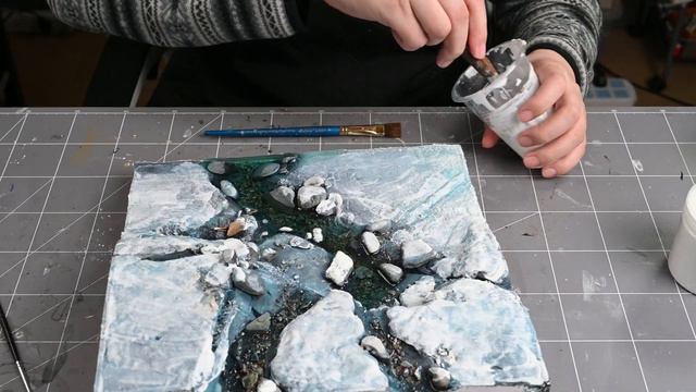 How to Make a Realistic Prehistoric Snowy Stream Dinosaur Diorama? | Epoxy Resin смотреть онлайн