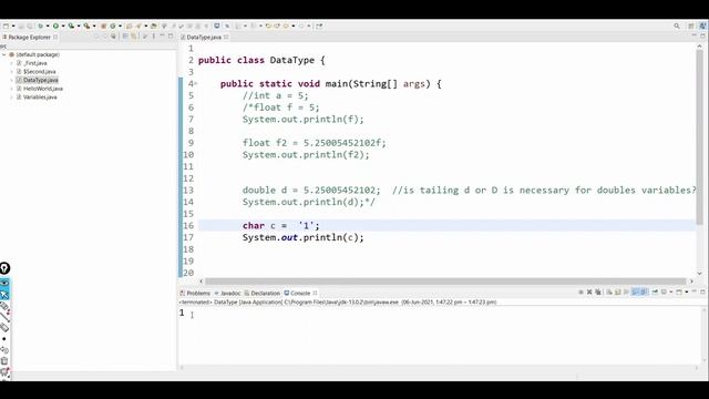 Java tutorial for beginners | Data-types Part 3 : Character смотреть онлайн