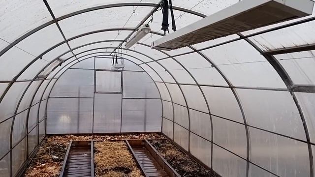 Обработка теплицы весной/Моем поликарбонат.Проливаем грядки/Как подготовить теплицу весной смотреть онлайн