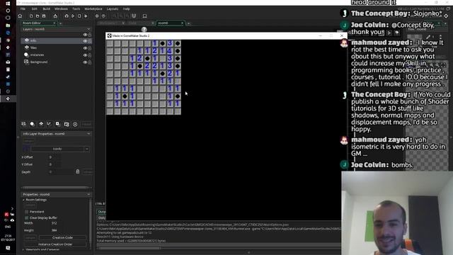 Minesweeper clone - GMWolf Livestream смотреть онлайн