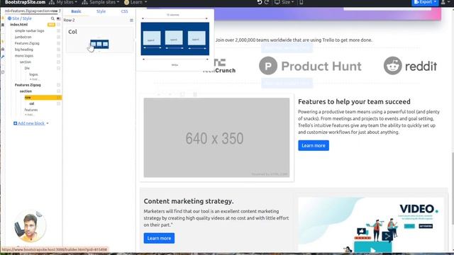 How to create trello's website in Bootstrap 5 builder смотреть онлайн
