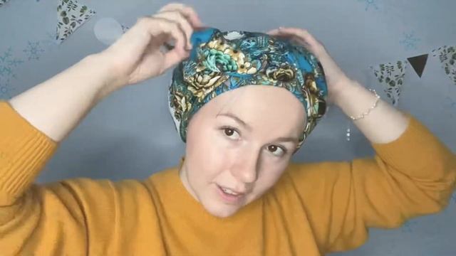 5 способов повязать русский платок на голову зимой | 2022 | 5 quick & easy turbans for winter смотреть онлайн