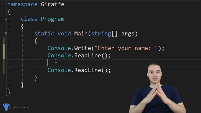 Getting User Input | C# | Tutorial 8 смотреть онлайн