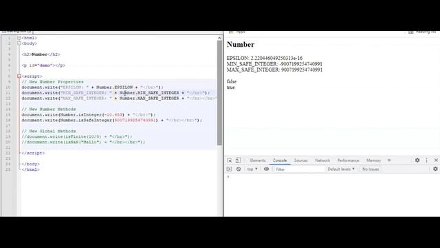 Javascript Number Prototype смотреть онлайн