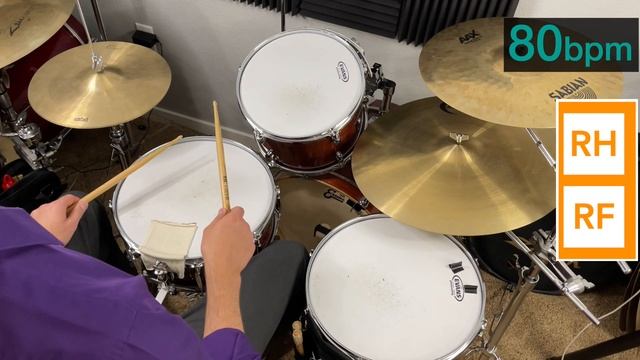 Drum Set Stick Control | Singles Body Grid Part 2 смотреть онлайн