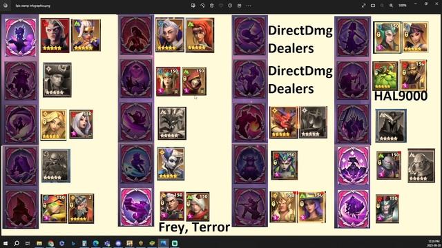 Infinite Magicraid Ultimate Stamp Tier List Quick Guide Infographics смотреть онлайн