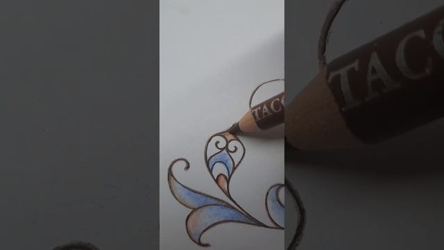 Узоры... легко и просто :) Цветочные орнаменты. смотреть онлайн