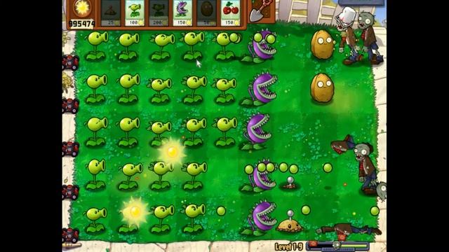 Plants VS Zombie - LEVEL 09 (Day - Adventure ) - (Games Club) смотреть онлайн