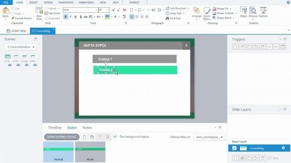 Как создать уникальный плеер курса в Articulate Storyline. Часть 4