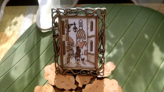 Вышивка крестиком. Готовая работа набора фирмы РТО "Улица" смотреть онлайн