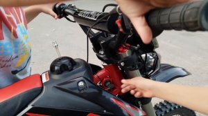 Подарили Топовый Pitbike детский Питбайк ПОДАРИЛИ школьнику питбайк