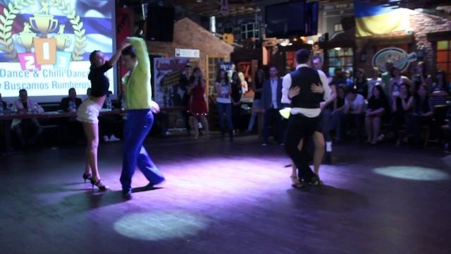 Bachata Cup - высокий уровень Jack and Jill-первый заход Lago&Chili Cup 2.04.2016 смотреть онлайн